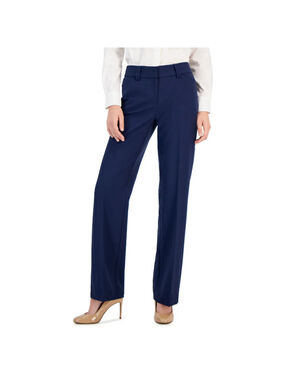 INC International Concepts Size 8 Navy Boot Cut Mid-Rise Dress Pants NWT